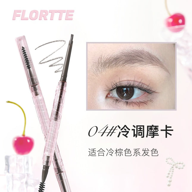Flortte - Solid Small Machete Eyebrow Pencil 6 Shades 110mg