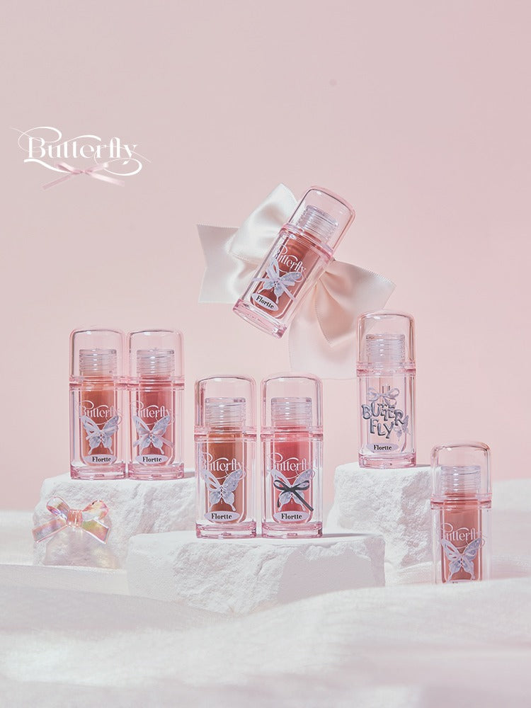 Flortte - Twin Butterfly Series Lip Serum Twin P 1.9g