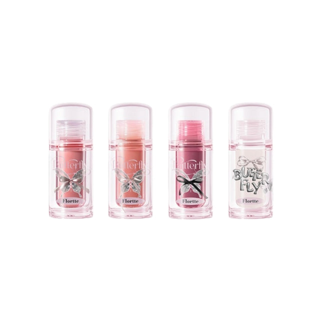 Flortte - Twin Butterfly Series Lip Serum Twin P 1.9g