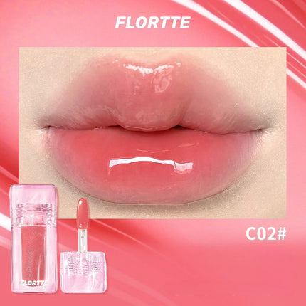 Flortte - Crystal Wave Plumping Lip Gloss 2.2g