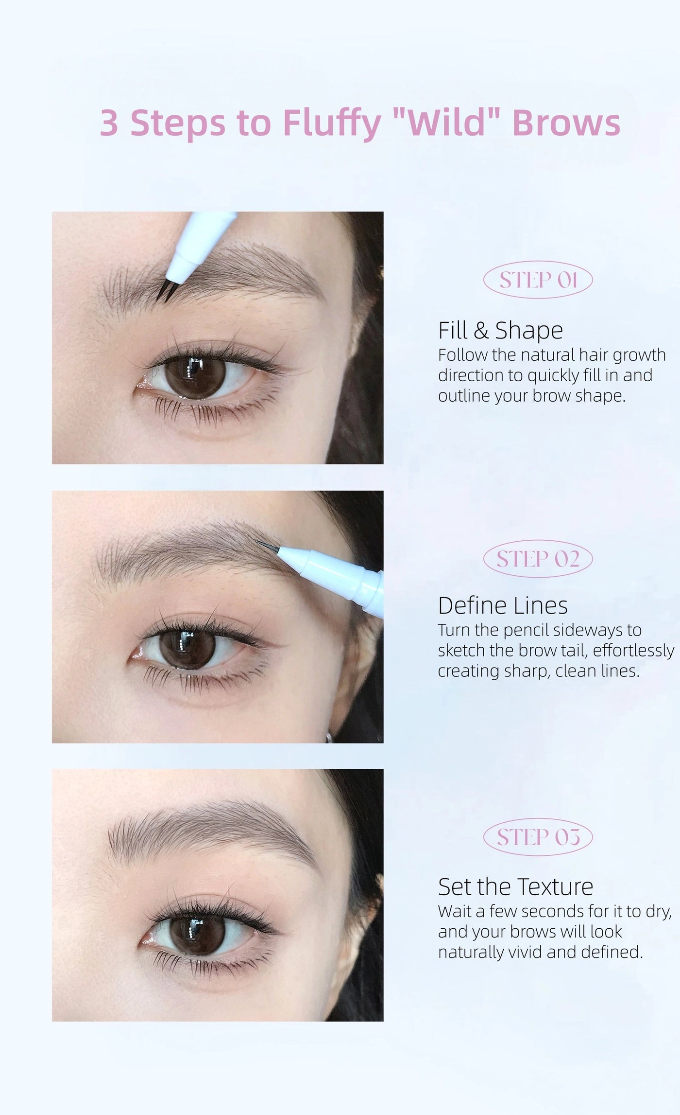 Flortte - Love Always Been Here Two Folks Liquid Brow Pen 0.5ml