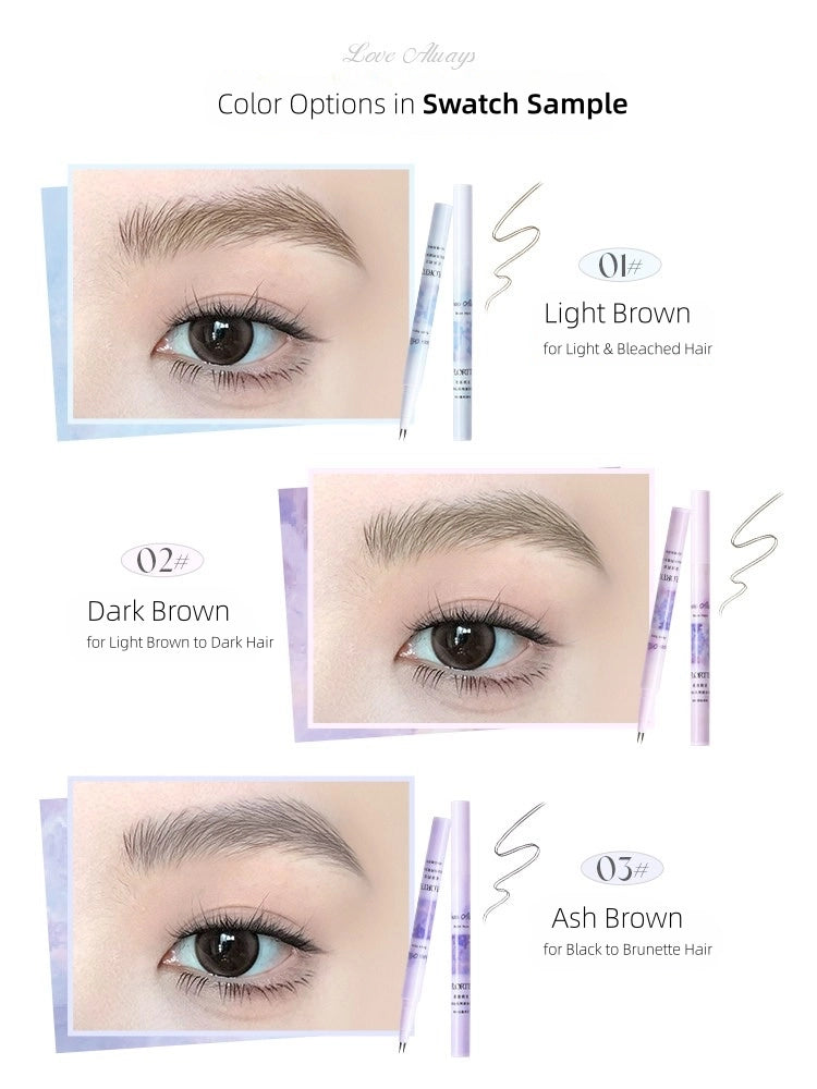 Flortte - Love Always Been Here Two Folks Liquid Brow Pen 0.5ml