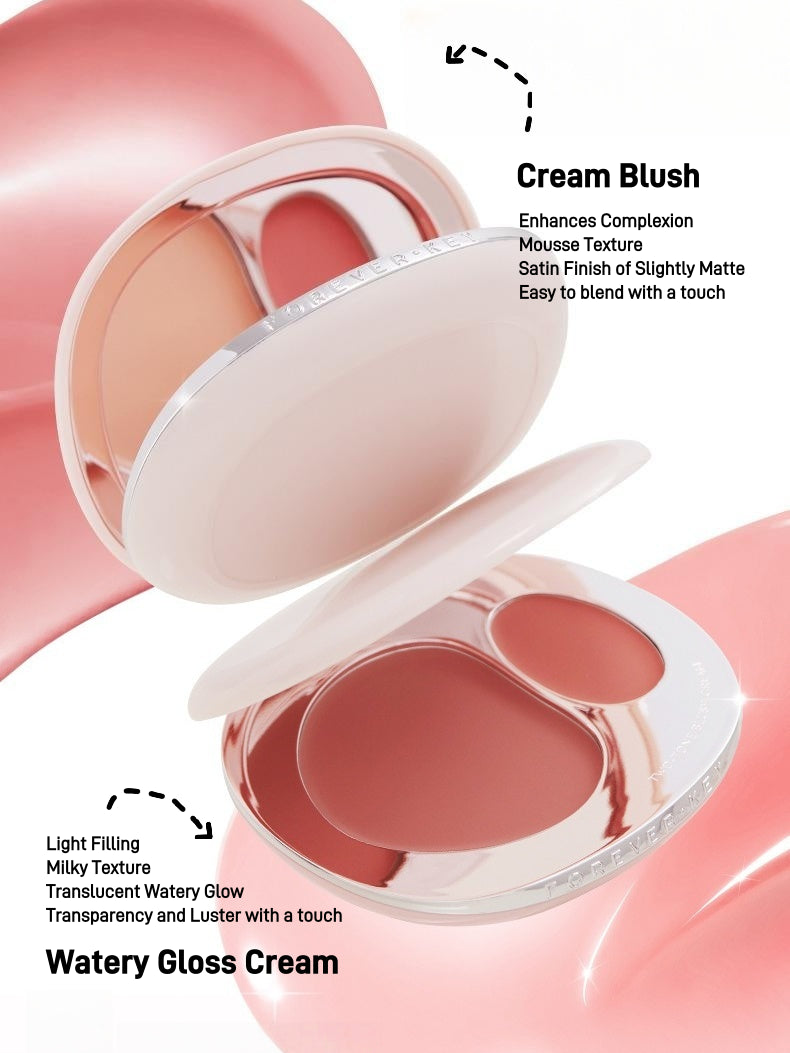 Forever Key Two Tone Blush Cream 7g