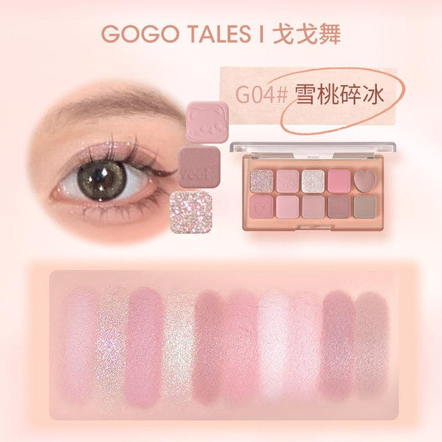 GOGOTALES - 10 Colors Eye Palette 12g