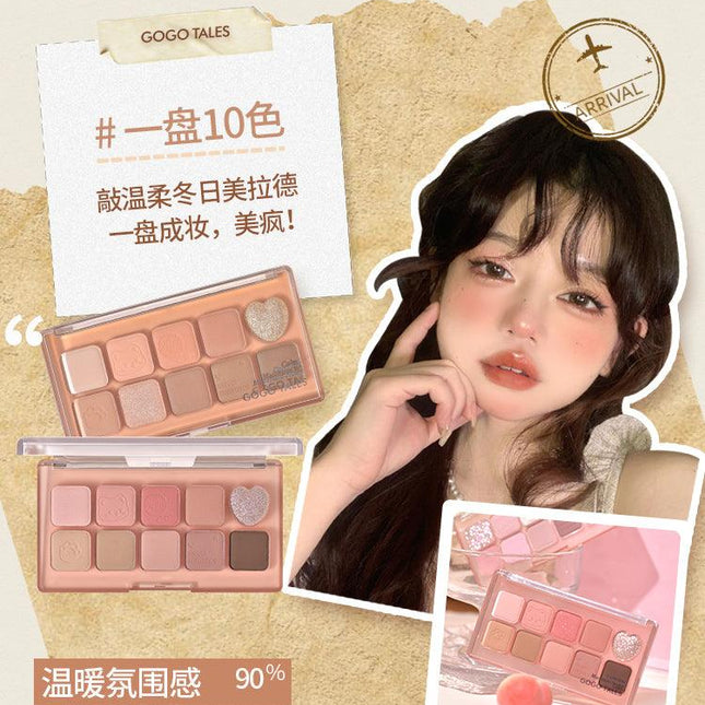 GOGOTALES - 10 Colors Eye Palette 12g
