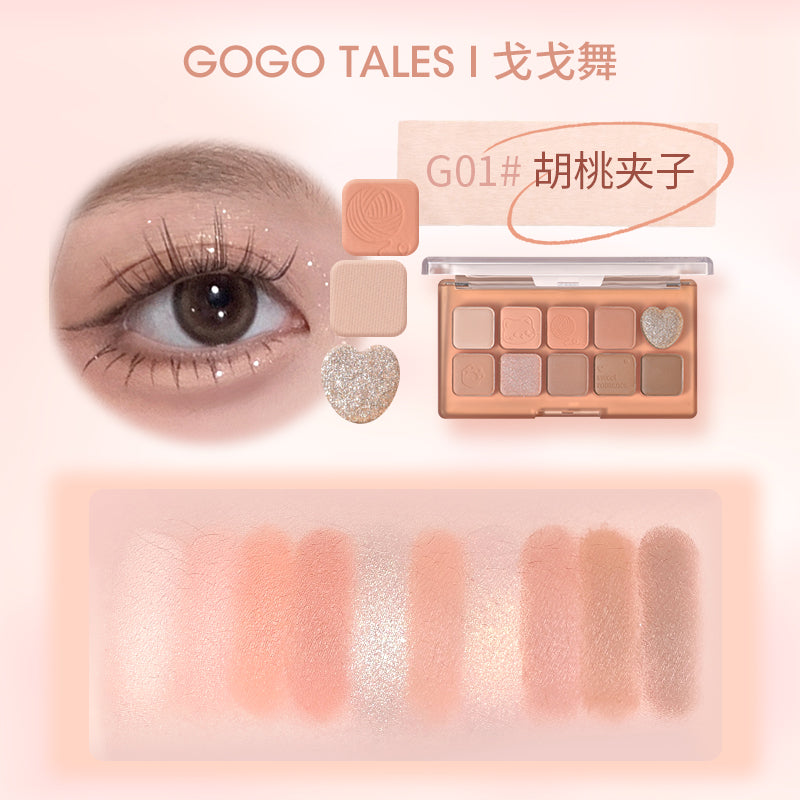 GOGO TALES 10 Colors Eye Palette GT643