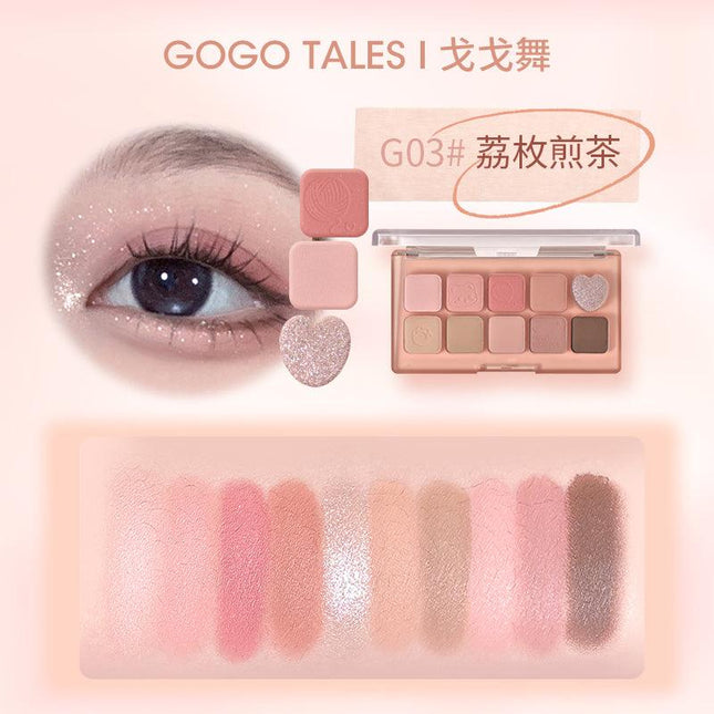 GOGOTALES - 10 Colors Eye Palette 12g