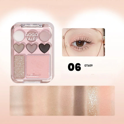 GOGO TALES 3IN1 Hearts Palette GT609