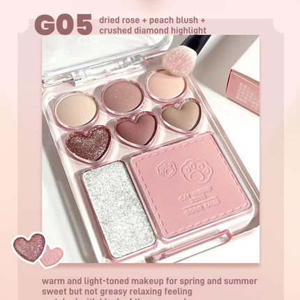 GOGO TALES 3IN1 Hearts Palette GT609