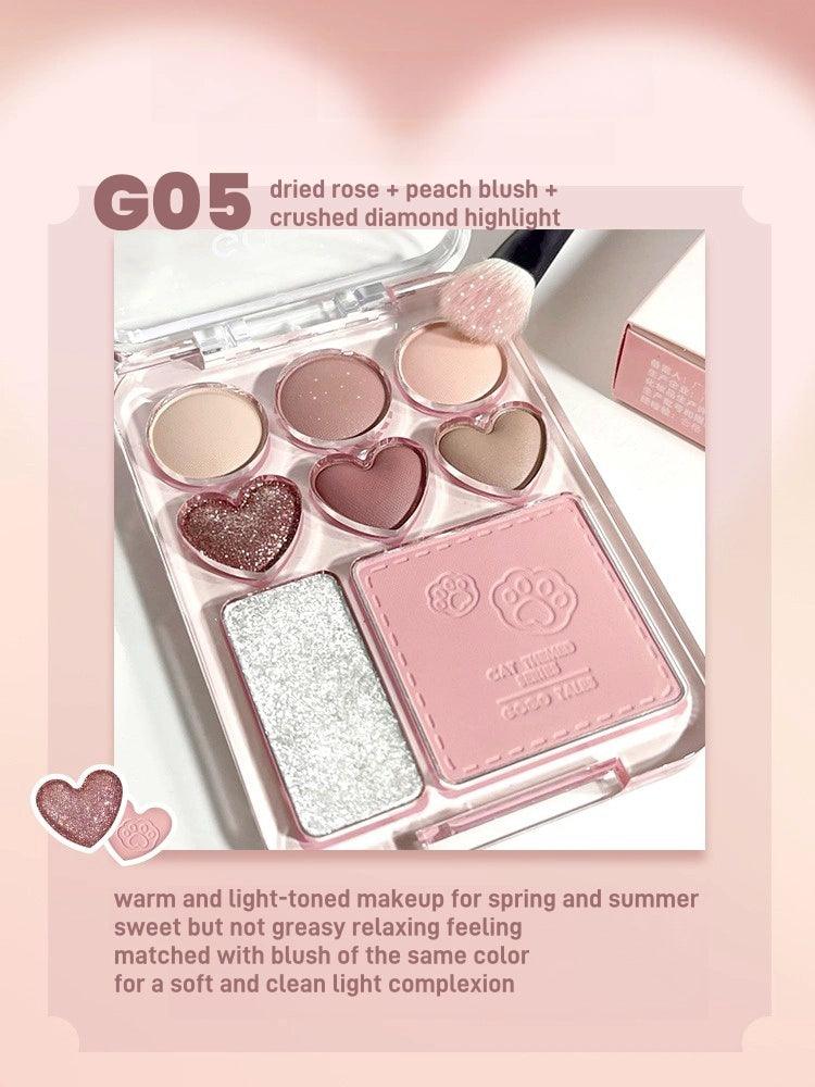 GOGO TALES 3IN1 Hearts Palette GT609