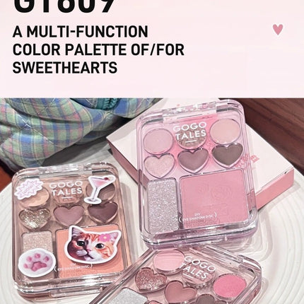 GOGO TALES 3IN1 Hearts Palette GT609