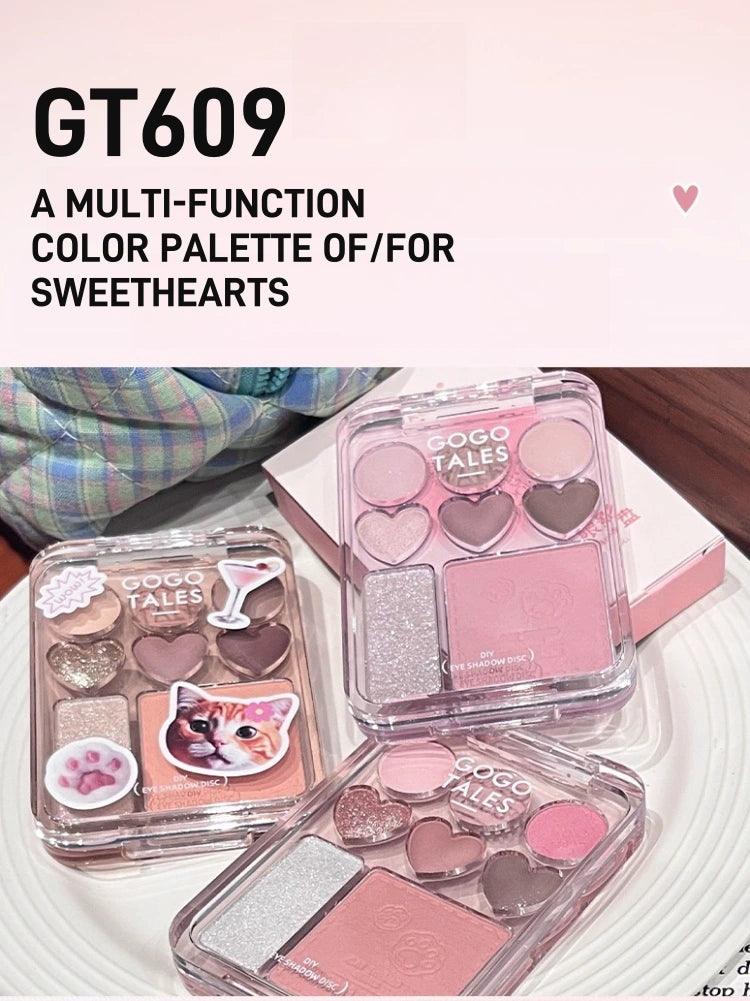 GOGO TALES 3IN1 Hearts Palette GT609