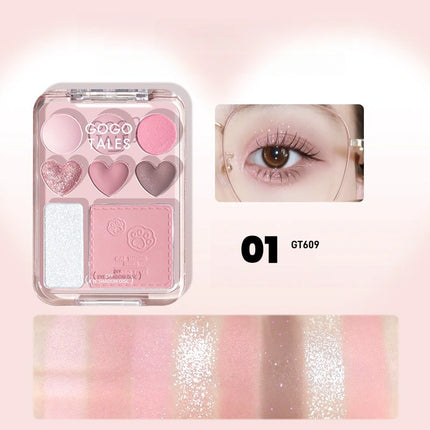 GOGO TALES 3IN1 Hearts Palette GT609