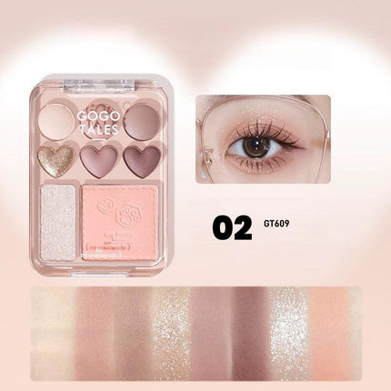 GOGO TALES 3IN1 Hearts Palette GT609