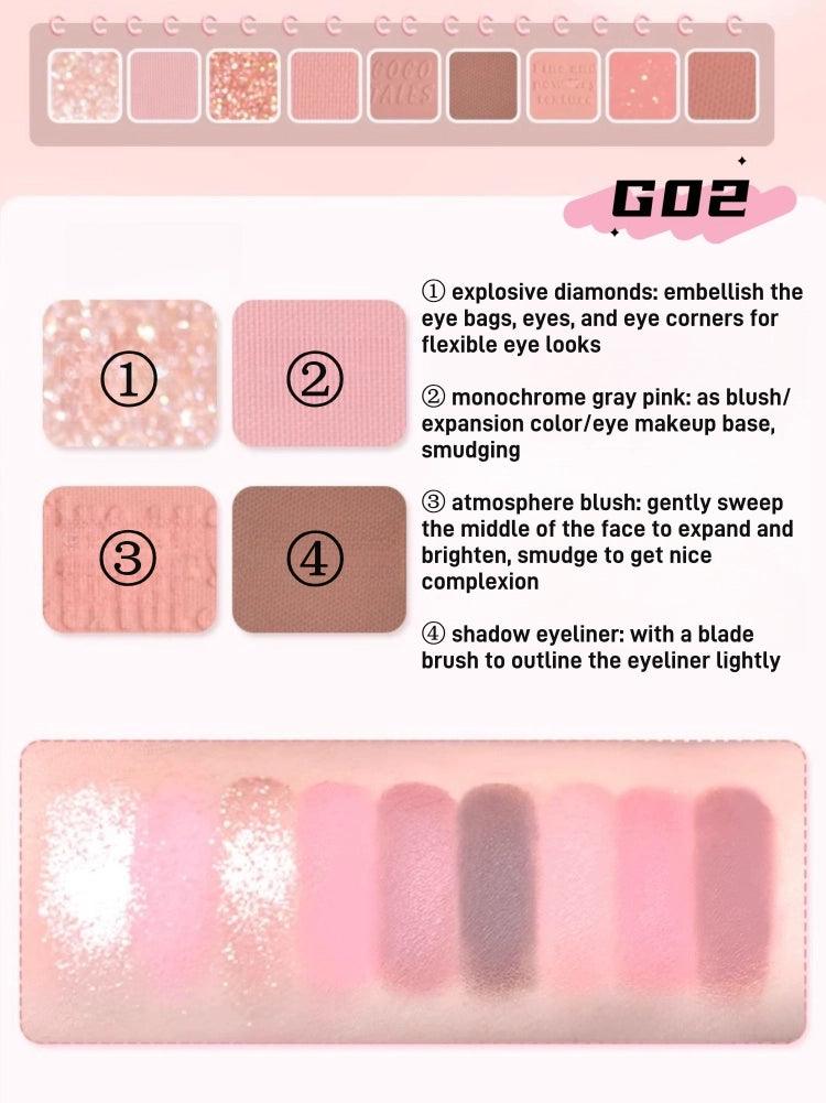 GOGO TALES 9 Colors Eyeshadow Palette GT659