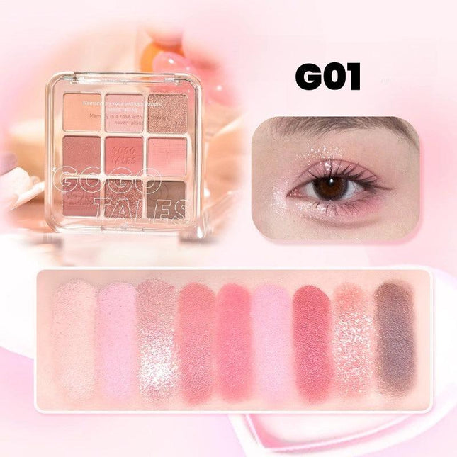 GOGOTALES - 9 Colors Eyeshadow Palette 11g