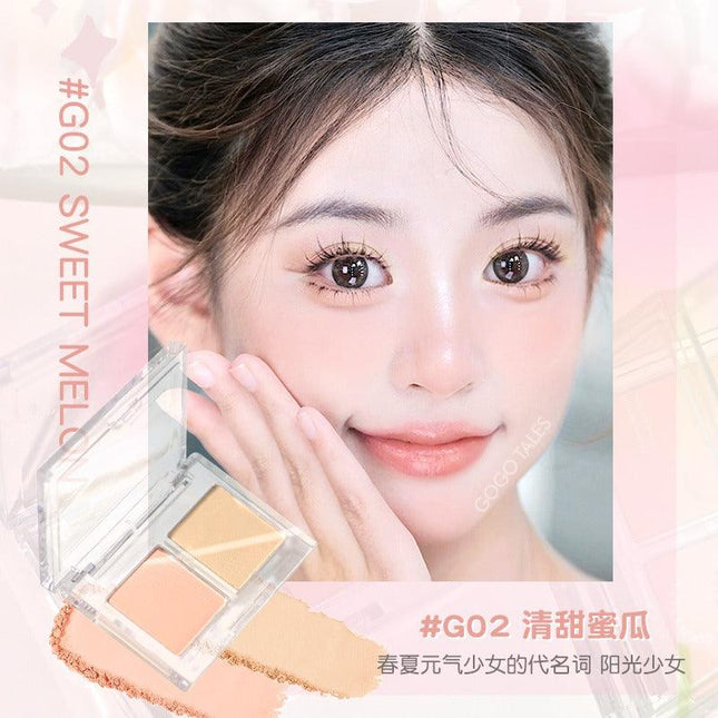 GOGOTALES - Eyelid Brightening Duo Palette 2.8g