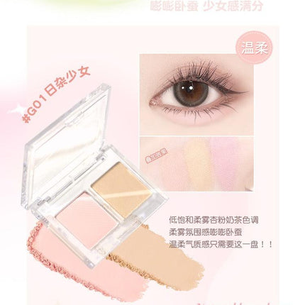 GOGO TALES Eyelid Brightening Duo Palette GT665