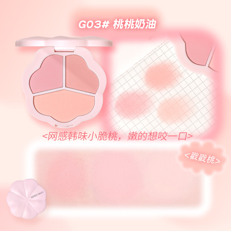 GOGO TALES Flower Blush Powder GT638