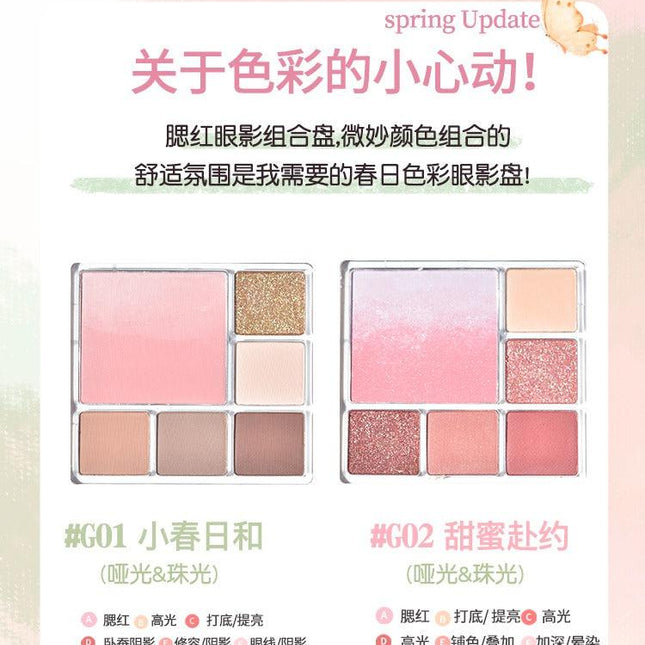 GOGOTALES - Fluffy Blush Palette 14g