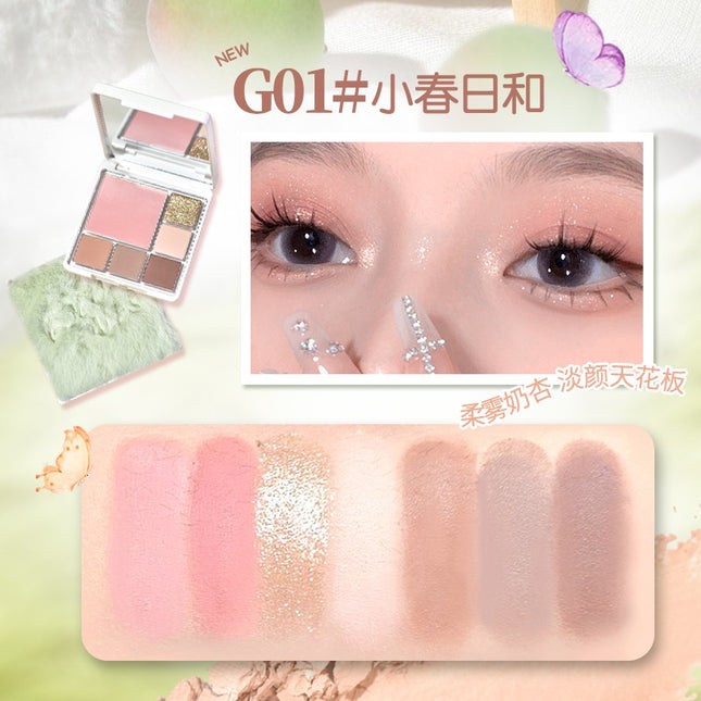 GOGO TALES Fluffy Blush Palette GT693