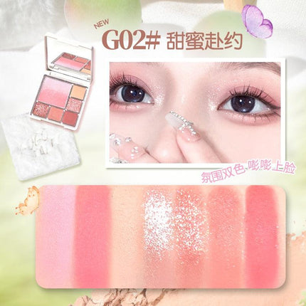 GOGO TALES Fluffy Blush Palette GT693