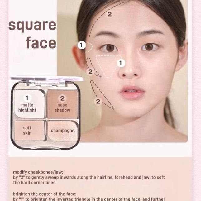 GOGOTALES - Light N Shadow Contour Palette 9.8g