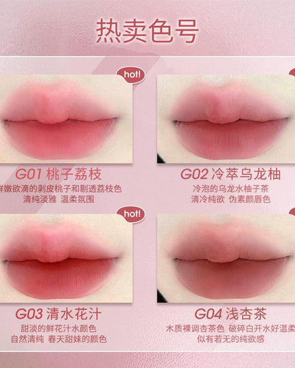 GOGO TALES Nude Water Mist Lip Glaze GT487 - Chic Decent