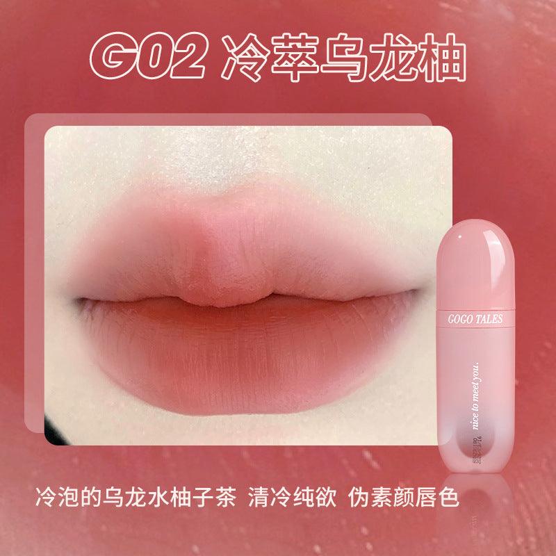 GOGO TALES Nude Water Mist Lip Glaze GT487 - Chic Decent