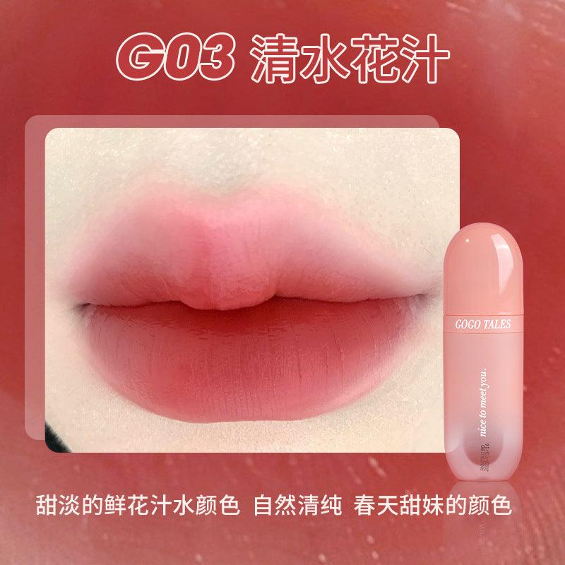 GOGO TALES Nude Water Mist Lip Glaze GT487 - Chic Decent