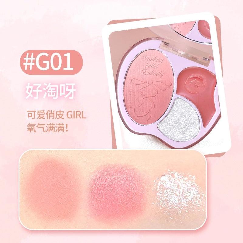 GOGO TALES Blush Highlight Palette GT731