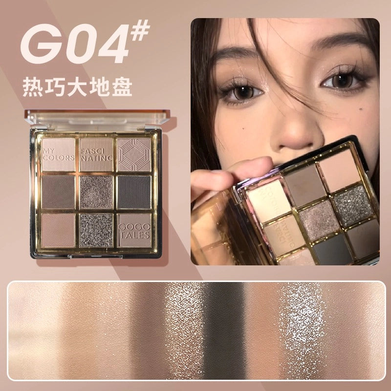 GOGO TALES Glaze Tinting Eyeshadow Palette GT452 Chic Decent Beauty