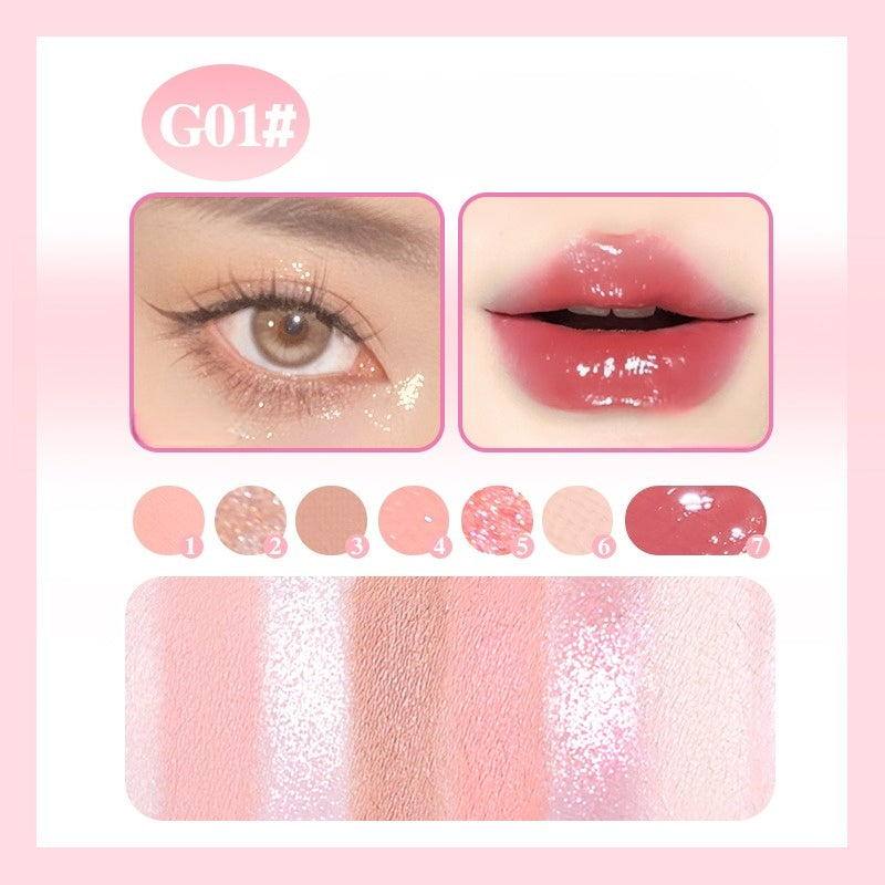 GOGO TALES Heart 2 Heart Lip Jelly Eyeshadow Palette 6.5g