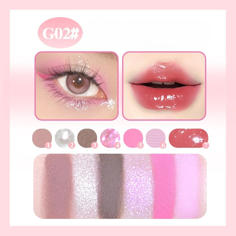 GOGO TALES Heart 2 Heart Lip Jelly Eyeshadow Palette 6.5g