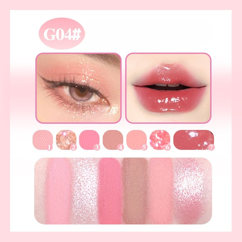 GOGO TALES Heart 2 Heart Lip Jelly Eyeshadow Palette 6.5g