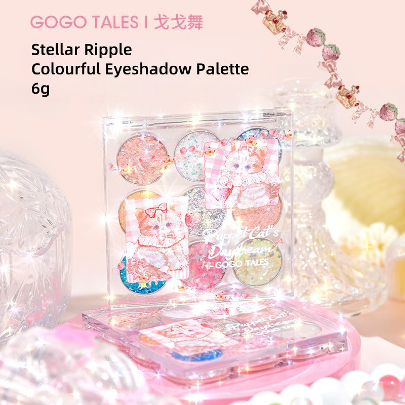 GOGOTALES - Stellar Ripple Colourful Eyeshadow Palette 6g