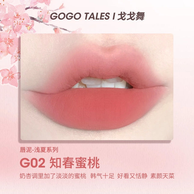 GOGOTALES - Thin Mud Gauze Lip Glaze 2.4g