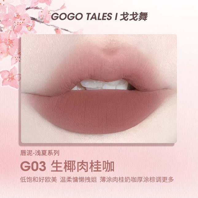 GOGOTALES - Thin Mud Gauze Lip Glaze 2.4g