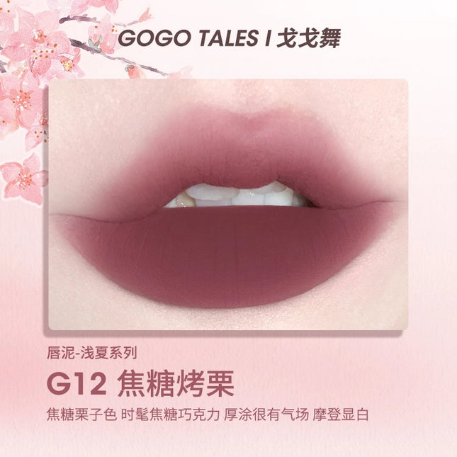 GOGOTALES - Thin Mud Gauze Lip Glaze 2.4g