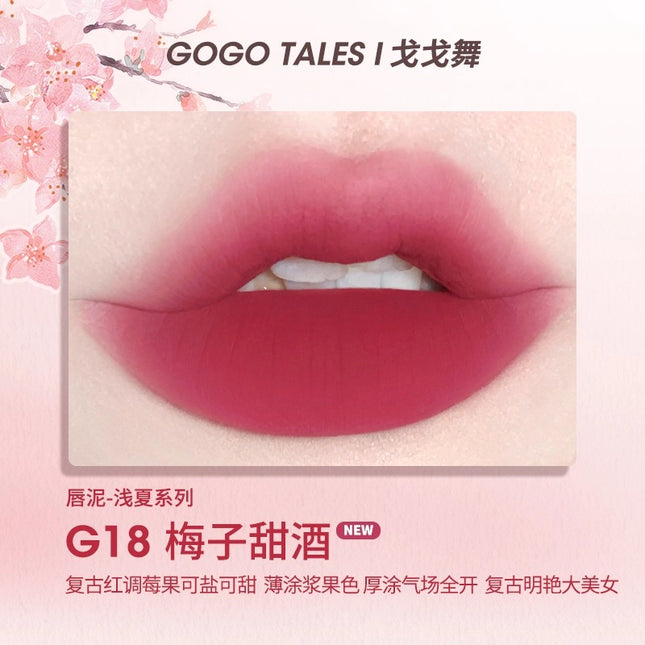 GOGOTALES - Thin Mud Gauze Lip Glaze 2.4g