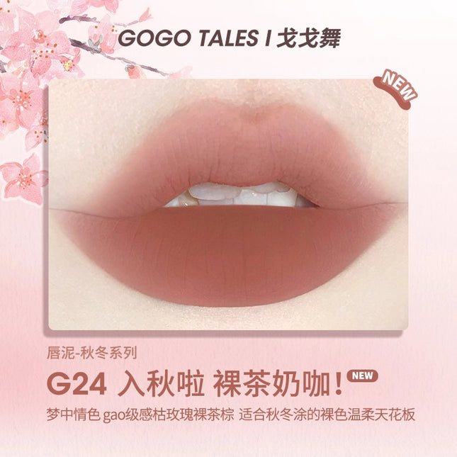 GOGOTALES - Thin Mud Gauze Lip Glaze 2.4g