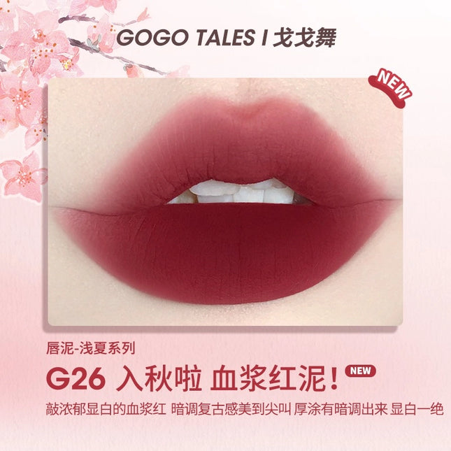 GOGOTALES - Thin Mud Gauze Lip Glaze 2.4g