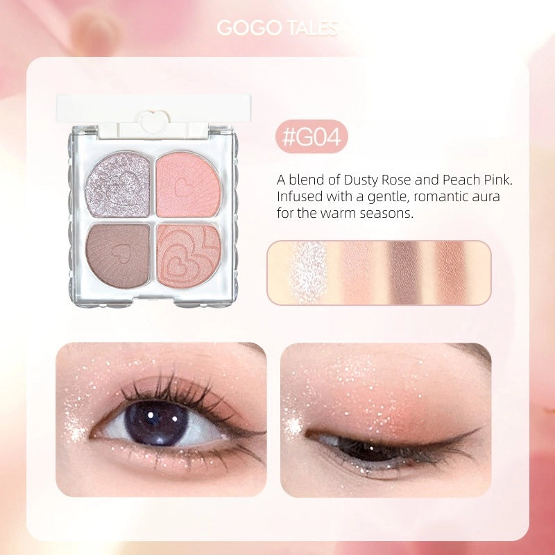 GOGOTALES - Velvet Secret Language Eyeshadow Palette 6.4g