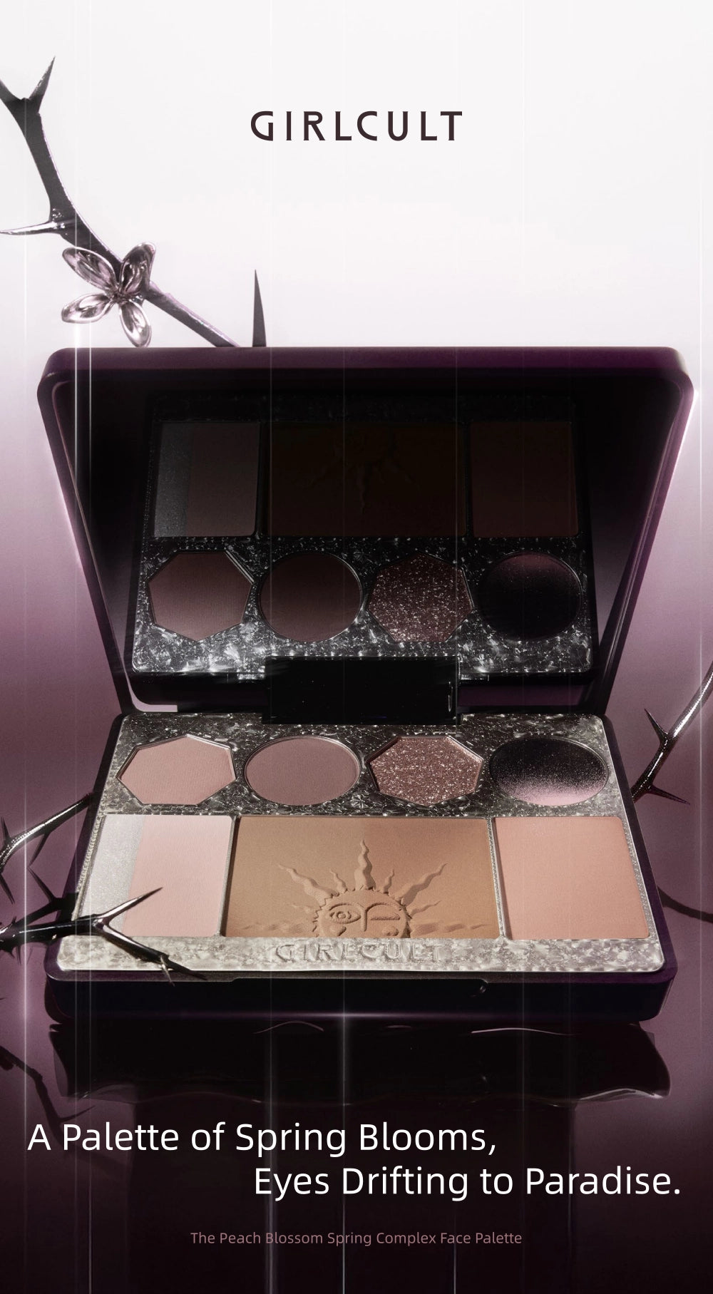 GirlCult - The Peach Blossom Spring Complex Face Palette