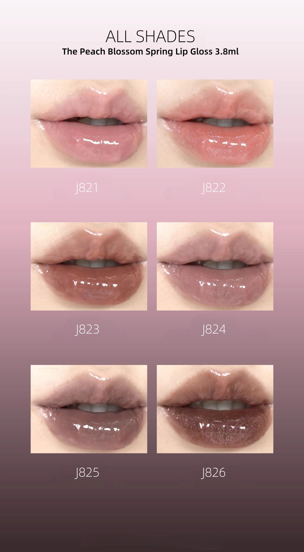 GirlCult - The Peach Blossom Spring Lip Gloss 3.8ml