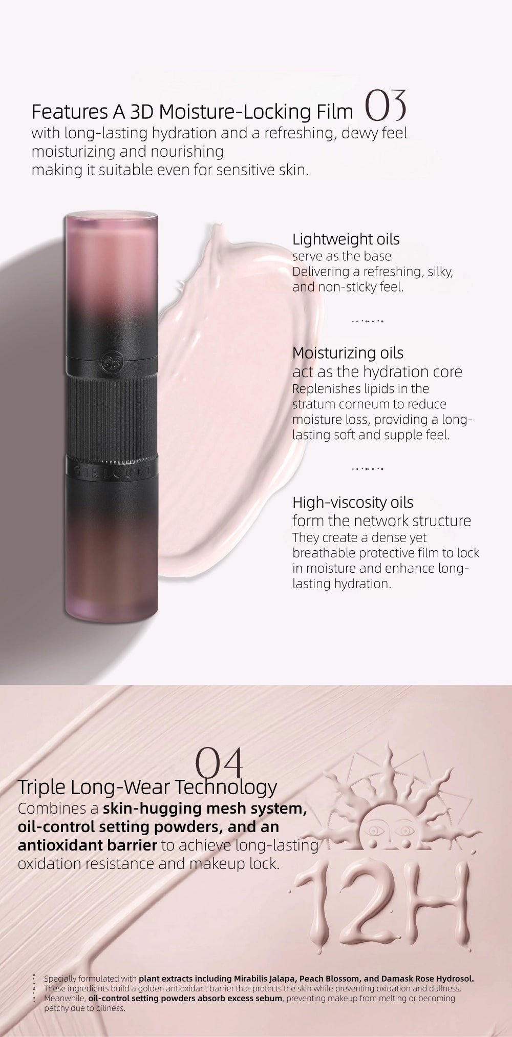 GirlCult - The Peach Blossom Spring Multi-Functional Face Liquid Color 8.5g