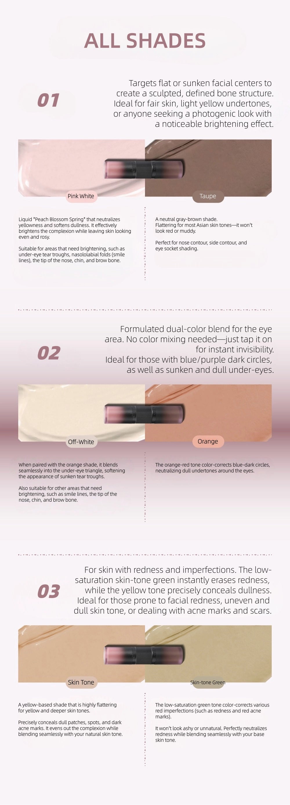 GirlCult - The Peach Blossom Spring Multi-Functional Face Liquid Color 8.5g