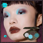 45 Crystal Blue-Purple Color-Clash Smoky Eye Looks