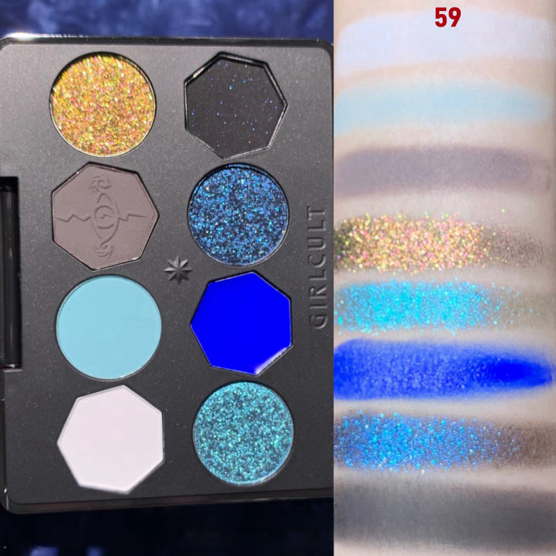 GirlCult - 8 Colors Eyeshadow Palette Miaowu 8g
