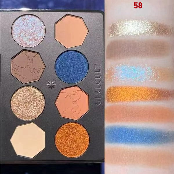 GirlCult - 8 Colors Eyeshadow Palette Miaowu 8g